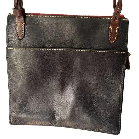 Dooney & Bourke Florentine Leather Triple Zip Crossbody Bag - Picture 2 of 6